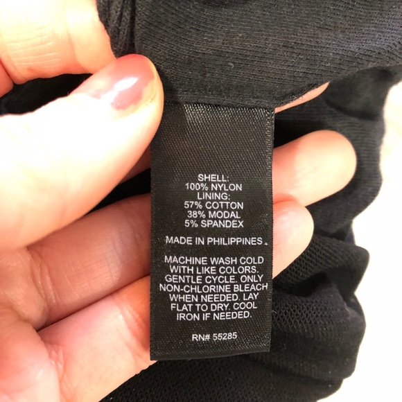 Express Black Rouched Bodycon Dress - Picture 6 of 6